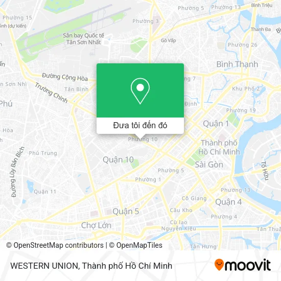 Bản đồ WESTERN UNION