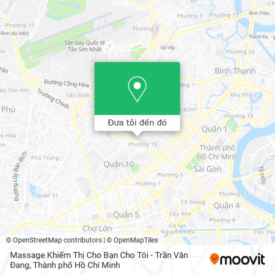 Bản đồ Massage Khiếm Thị Cho Bạn Cho Tôi - Trần Văn Đang