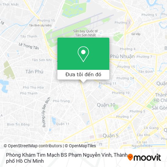 Bản đồ Phòng Khám Tim Mạch BS Phạm Nguyễn Vinh
