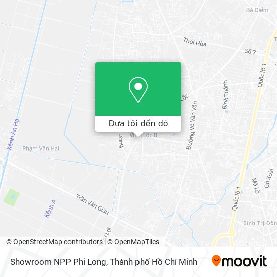 Bản đồ Showroom NPP Phi Long