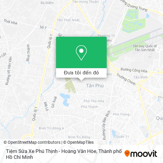 Bản đồ Tiệm Sửa Xe Phú Thịnh - Hoàng Văn Hòe