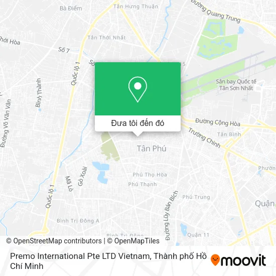 Bản đồ Premo International Pte LTD Vietnam