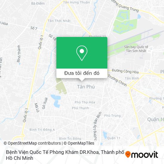 Bản đồ Bệnh Viện Quốc Tế Phòng Khám DR.Khoa