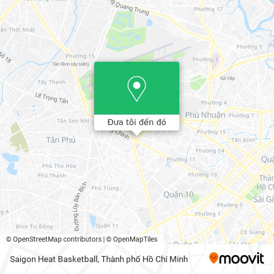 Bản đồ Saigon Heat Basketball