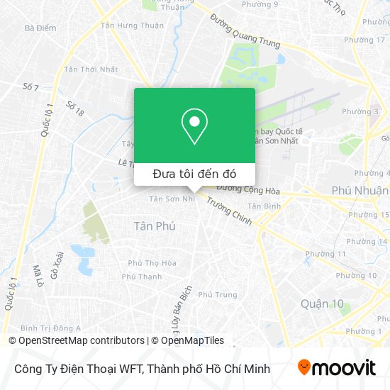 Bản đồ Công Ty Điện Thoại WFT