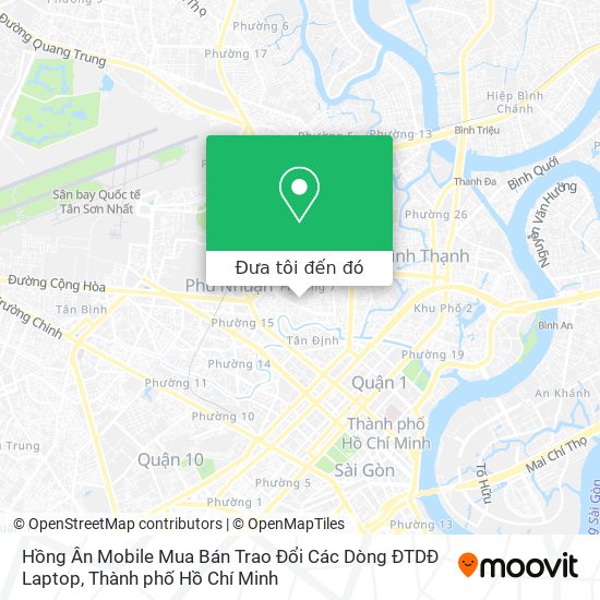 Bản đồ Hồng Ân Mobile Mua Bán Trao Đổi Các Dòng ĐTDĐ Laptop