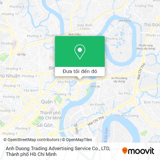 Bản đồ Anh Duong Trading Advertising Service Co., LTD