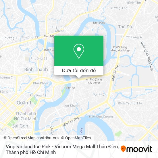 Bản đồ Vinpearlland Ice Rink - Vincom Mega Mall Thảo Điền