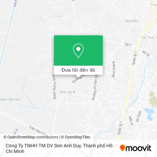 Bản đồ Công Ty TNHH TM DV Sơn Anh Duy