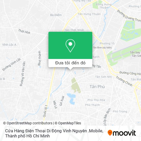 Bản đồ Cửa Hàng Điện Thoại Di Động Vinh Nguyên .Mobile