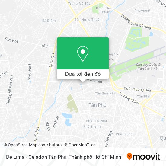Bản đồ De Lima - Celadon Tân Phú