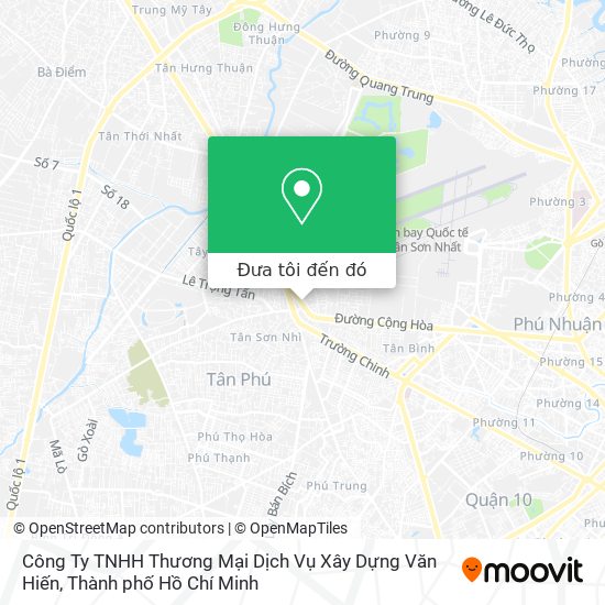 Bản đồ Công Ty TNHH Thương Mại Dịch Vụ Xây Dựng Văn Hiến