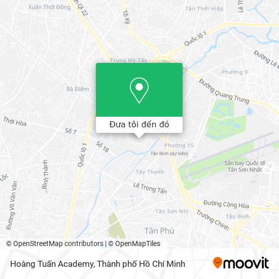 Bản đồ Hoàng Tuấn Academy