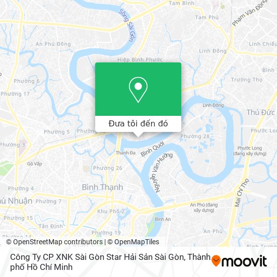 Bản đồ Công Ty CP XNK Sài Gòn Star Hải Sản Sài Gòn