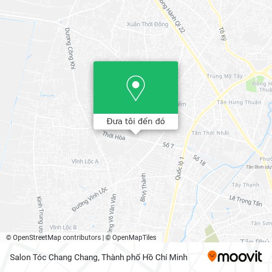 Bản đồ Salon Tóc Chang Chang