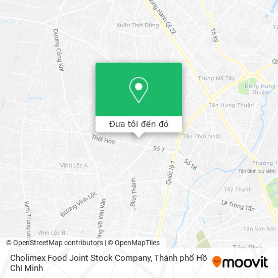 Bản đồ Cholimex Food Joint Stock Company