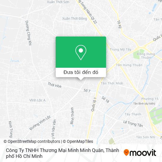 Bản đồ Công Ty TNHH Thương Mại Minh Minh Quân