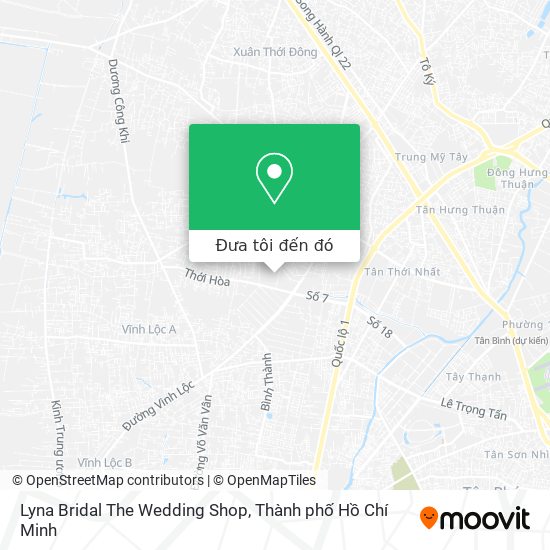 Bản đồ Lyna Bridal The Wedding Shop