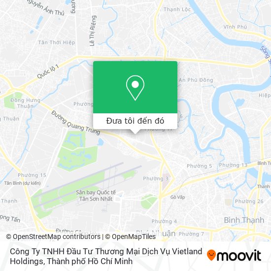 Bản đồ Công Ty TNHH Đầu Tư Thương Mại Dịch Vụ Vietland Holdings