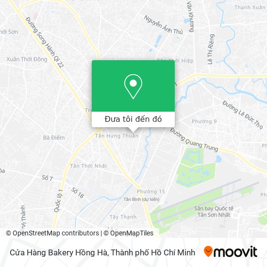 Bản đồ Cửa Hàng Bakery Hồng Hà