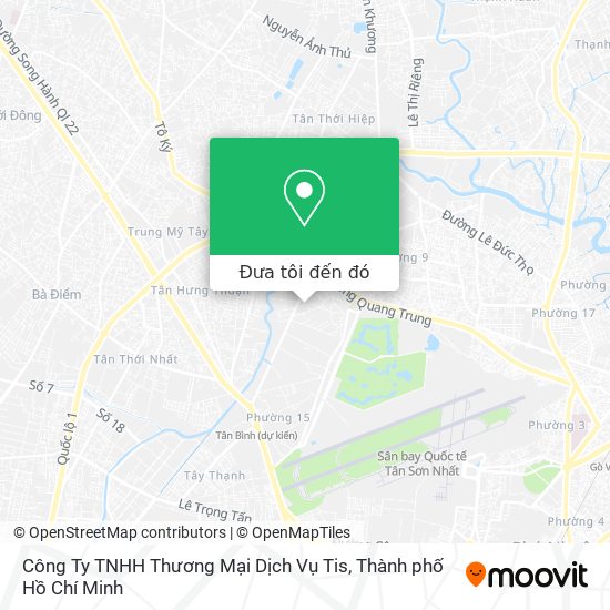 Bản đồ Công Ty TNHH Thương Mại Dịch Vụ Tis