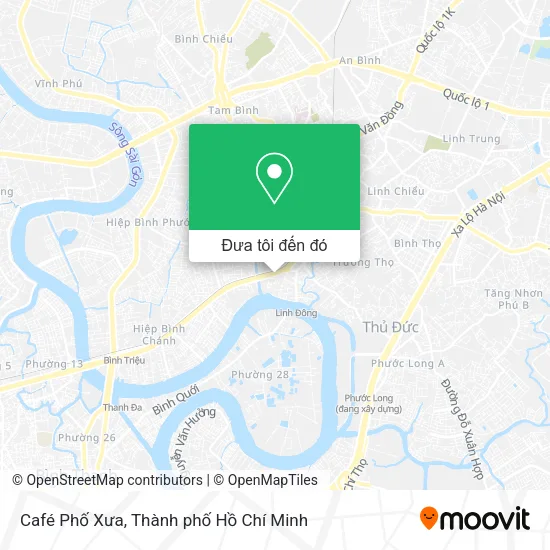 Bản đồ Café Phố Xưa