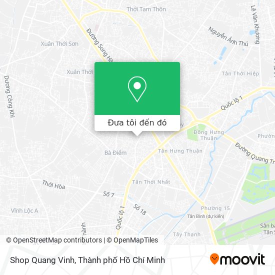 Bản đồ Shop Quang Vinh
