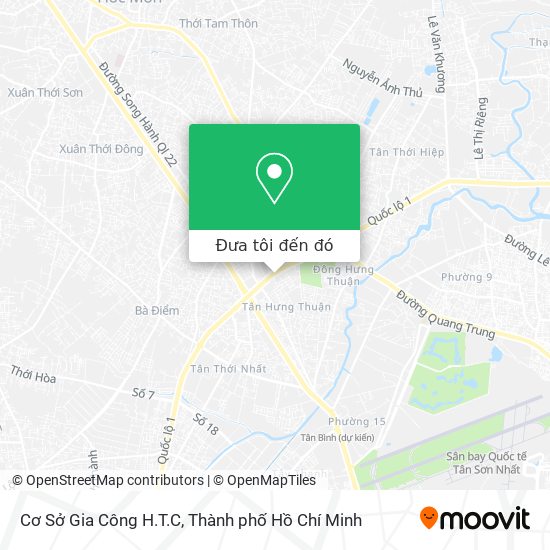 Bản đồ Cơ Sở Gia Công H.T.C