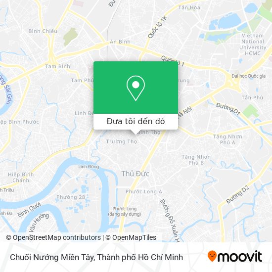 Bản đồ Chuối Nướng Miền Tây