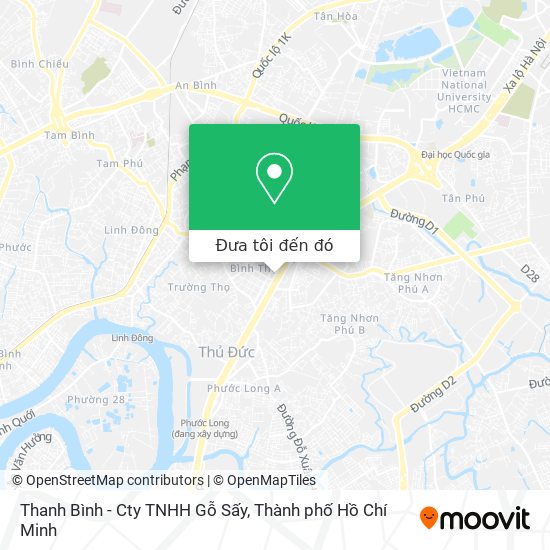 Bản đồ Thanh Bình - Cty TNHH Gỗ Sấy