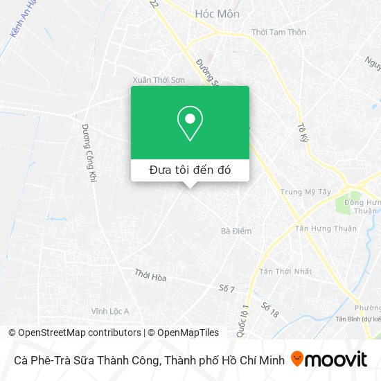 Bản đồ Cà Phê-Trà Sữa Thành Công