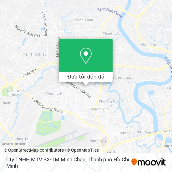 Bản đồ Cty TNHH MTV SX-TM Minh Châu