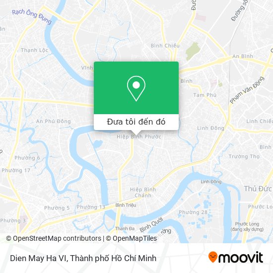 Bản đồ Dien May Ha VI