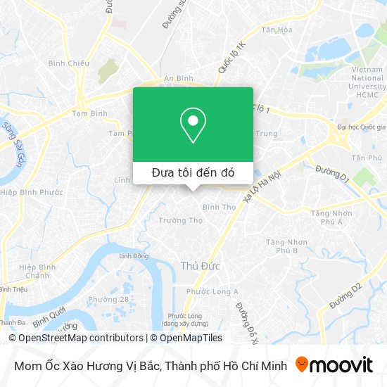 Bản đồ Mom Ốc Xào Hương Vị Bắc