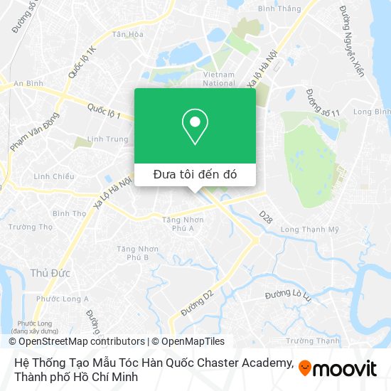 Bản đồ Hệ Thống Tạo Mẫu Tóc Hàn Quốc Chaster Academy