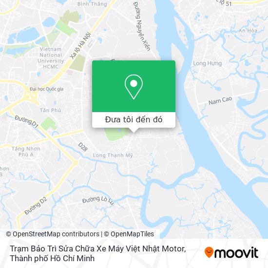 Bản đồ Trạm Bảo Trì Sửa Chữa Xe Máy Việt Nhật Motor