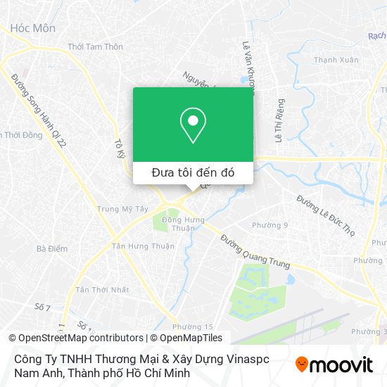 Bản đồ Công Ty TNHH Thương Mại & Xây Dựng Vinaspc Nam Anh
