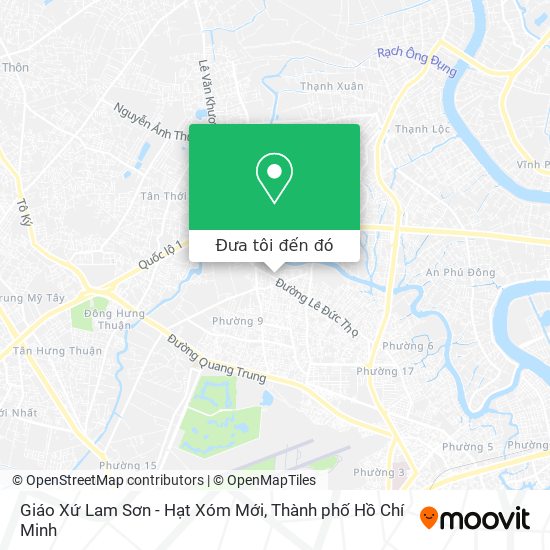 Bản đồ Giáo Xứ Lam Sơn - Hạt Xóm Mới