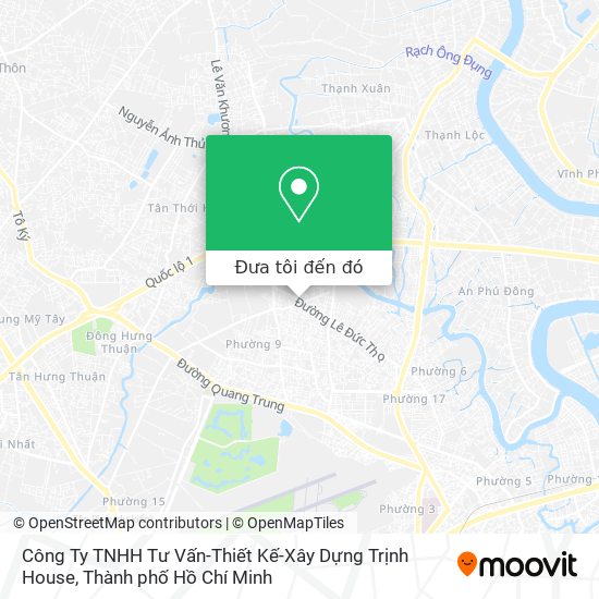 Bản đồ Công Ty TNHH Tư Vấn-Thiết Kế-Xây Dựng Trịnh House