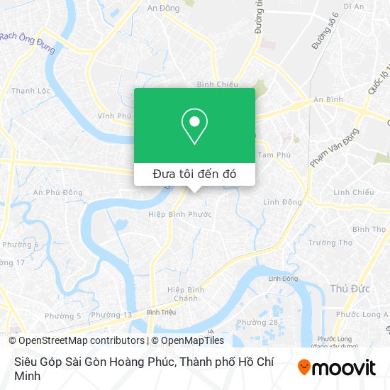 Bản đồ Siêu Góp Sài Gòn Hoàng Phúc