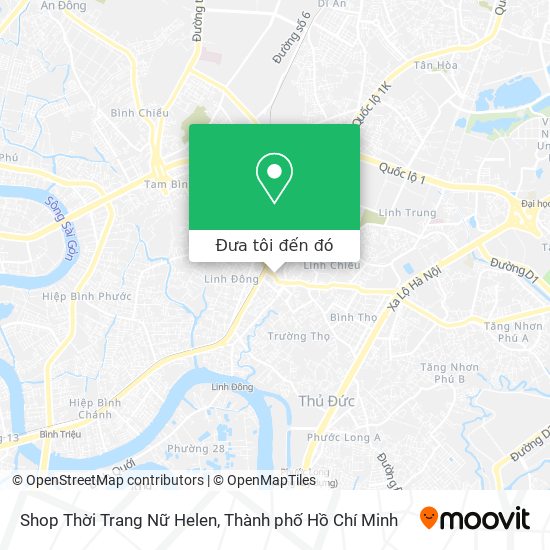 Bản đồ Shop Thời Trang Nữ Helen