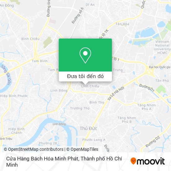 Bản đồ Cửa Hàng Bách Hóa Minh Phát