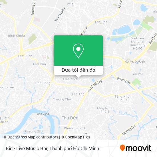 Bản đồ Bin - Live Music Bar