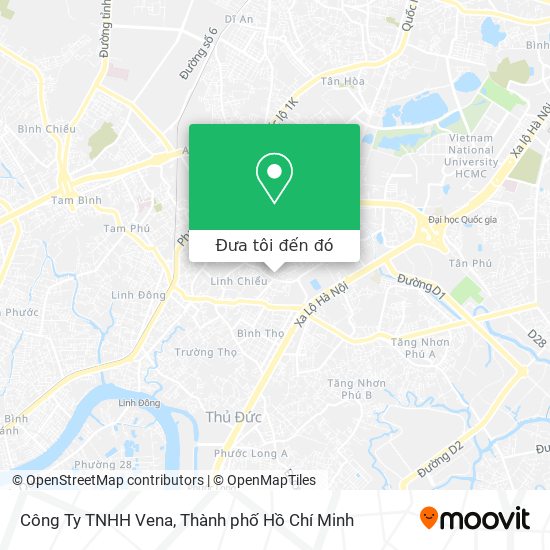 Bản đồ Công Ty TNHH Vena