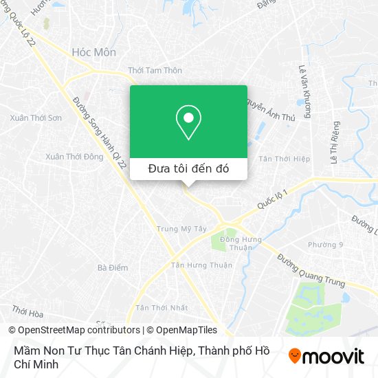 Bản đồ Mầm Non Tư Thục Tân Chánh Hiệp