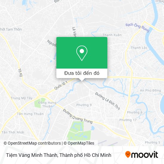 Bản đồ Tiệm Vàng Minh Thành