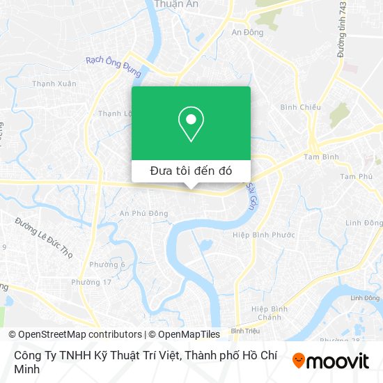 Bản đồ Công Ty TNHH Kỹ Thuật Trí Việt