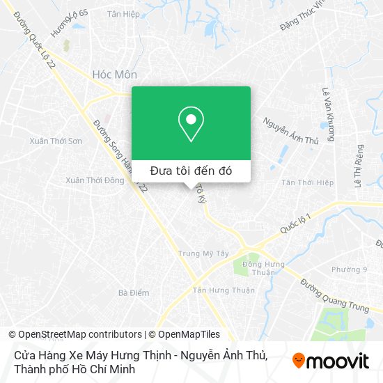Bản đồ Cửa Hàng Xe Máy Hưng Thịnh - Nguyễn Ảnh Thủ