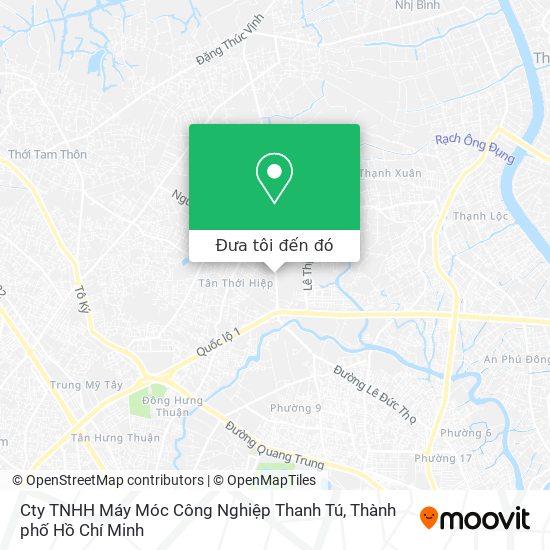 Bản đồ Cty TNHH Máy Móc Công Nghiệp Thanh Tú