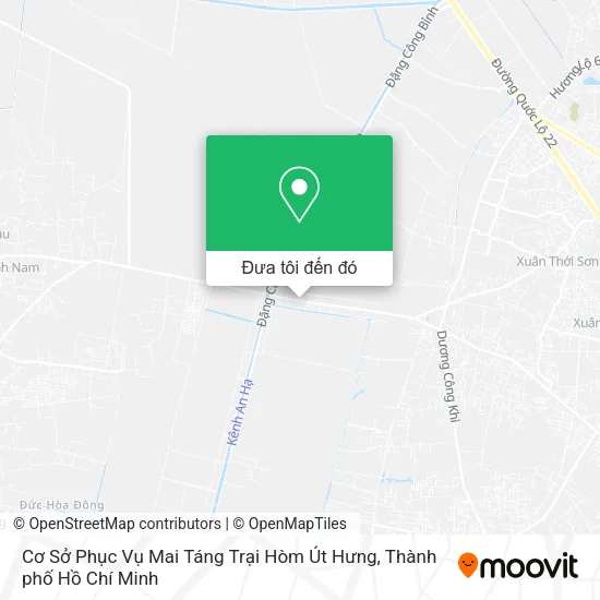 Bản đồ Cơ Sở Phục Vụ Mai Táng Trại Hòm Út Hưng